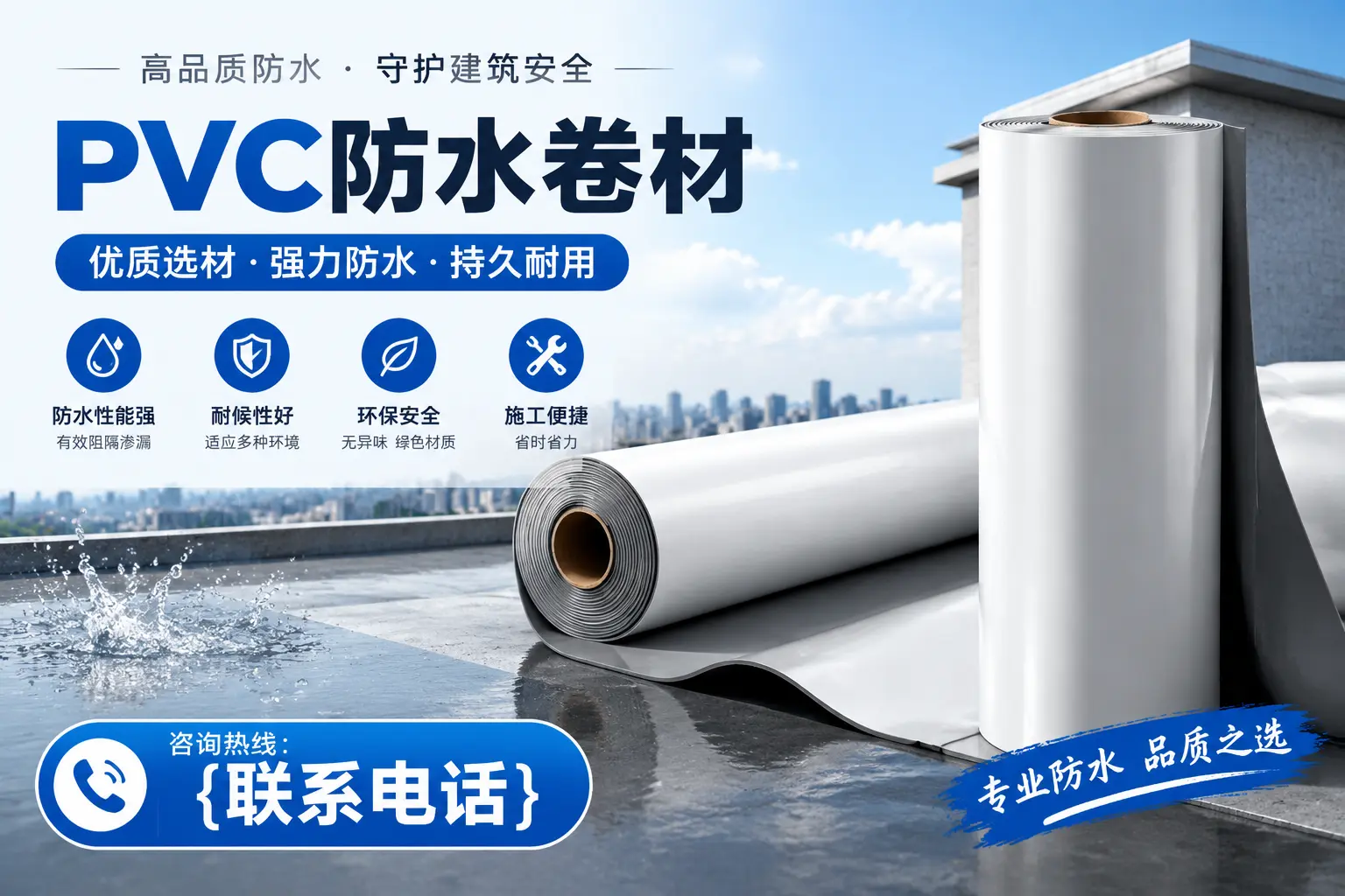 PVC防水卷材的选购技巧与注意事项，助您在拉萨找到合适产品